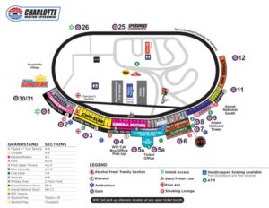 NASCAR Seating Charts - Race Track And Speedway Maps